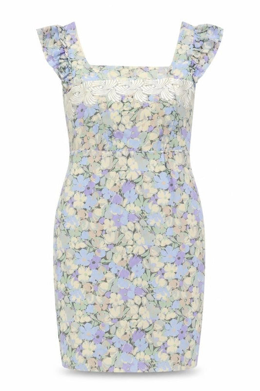 Whistles Women's Multicoloured Floral Silk Dress UK 10