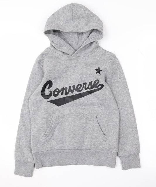 Converse Boys Grey Pullover Hoodie Size 8-10 Years