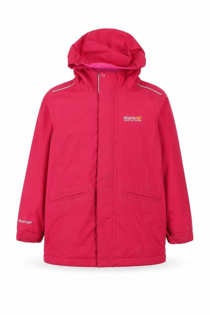 Regatta Girls Pink Waterproof Rain Coat 11 Years