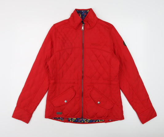 Regatta Women's Red Quilted Jacket Size 10