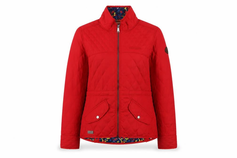 Regatta Women's Red Quilted Jacket Size 10