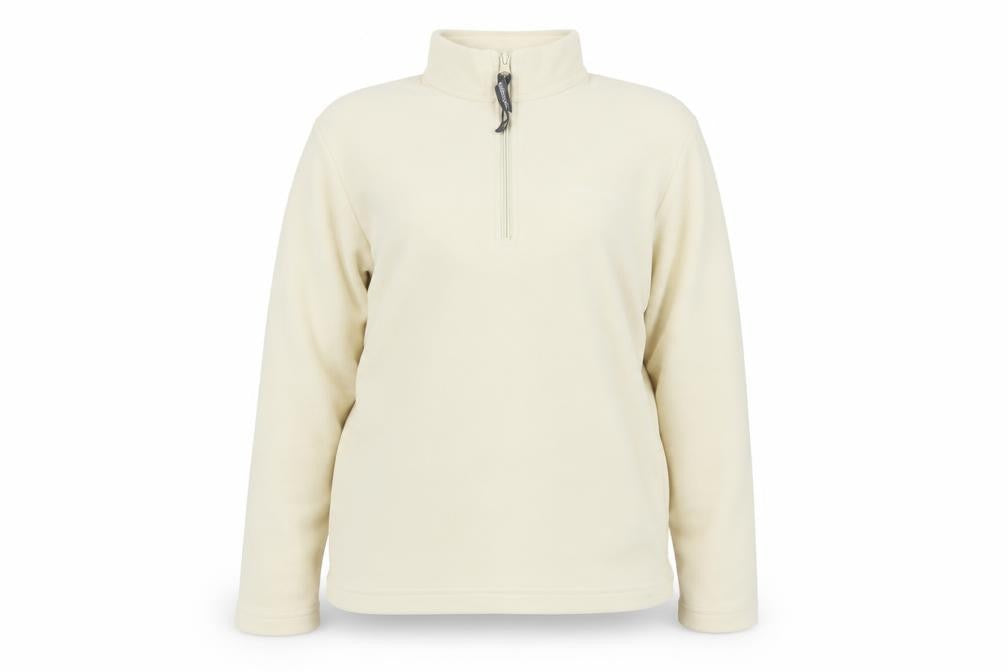 Trespass Ivory Fleece Zip Sweatshirt S Unisex