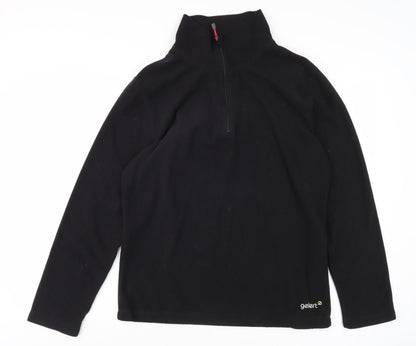 Gelert Womens Black XL Half Zip Sweatshirt Regular Fit