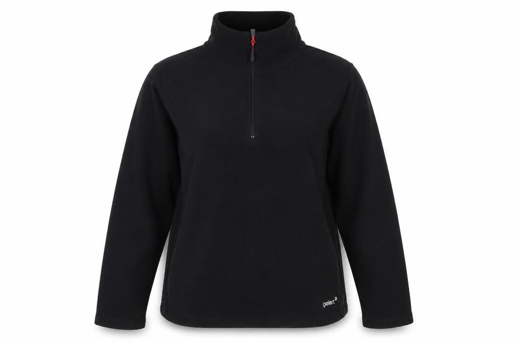 Gelert Unisex Black XL Half Zip Sweatshirt Regular Fit