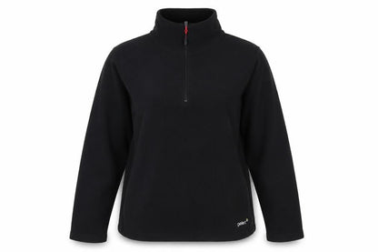 Gelert Womens Black XL Half Zip Sweatshirt Regular Fit