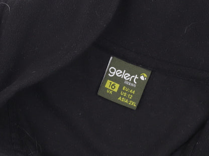 Gelert Womens Black XL Half Zip Sweatshirt Regular Fit