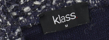Klass Women's Black Cowl Neck Jumper M