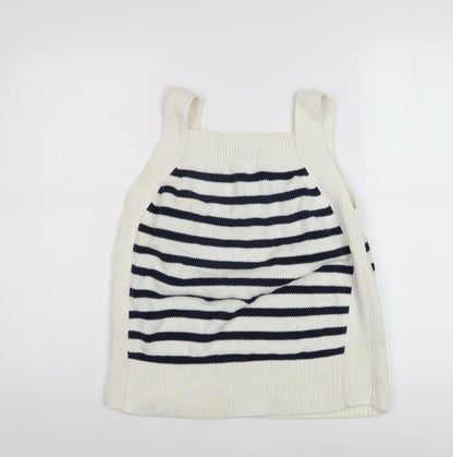 Preloved Marks and Spencer Women's Multicoloured Striped Jumper - Back