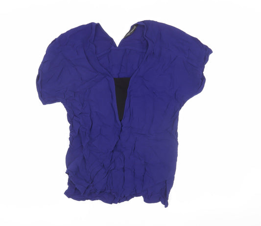 Zara Woman Blue Tunic Top XS for Women