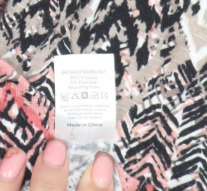 Bonmarché Women's Multicoloured Size 12 Tank Top