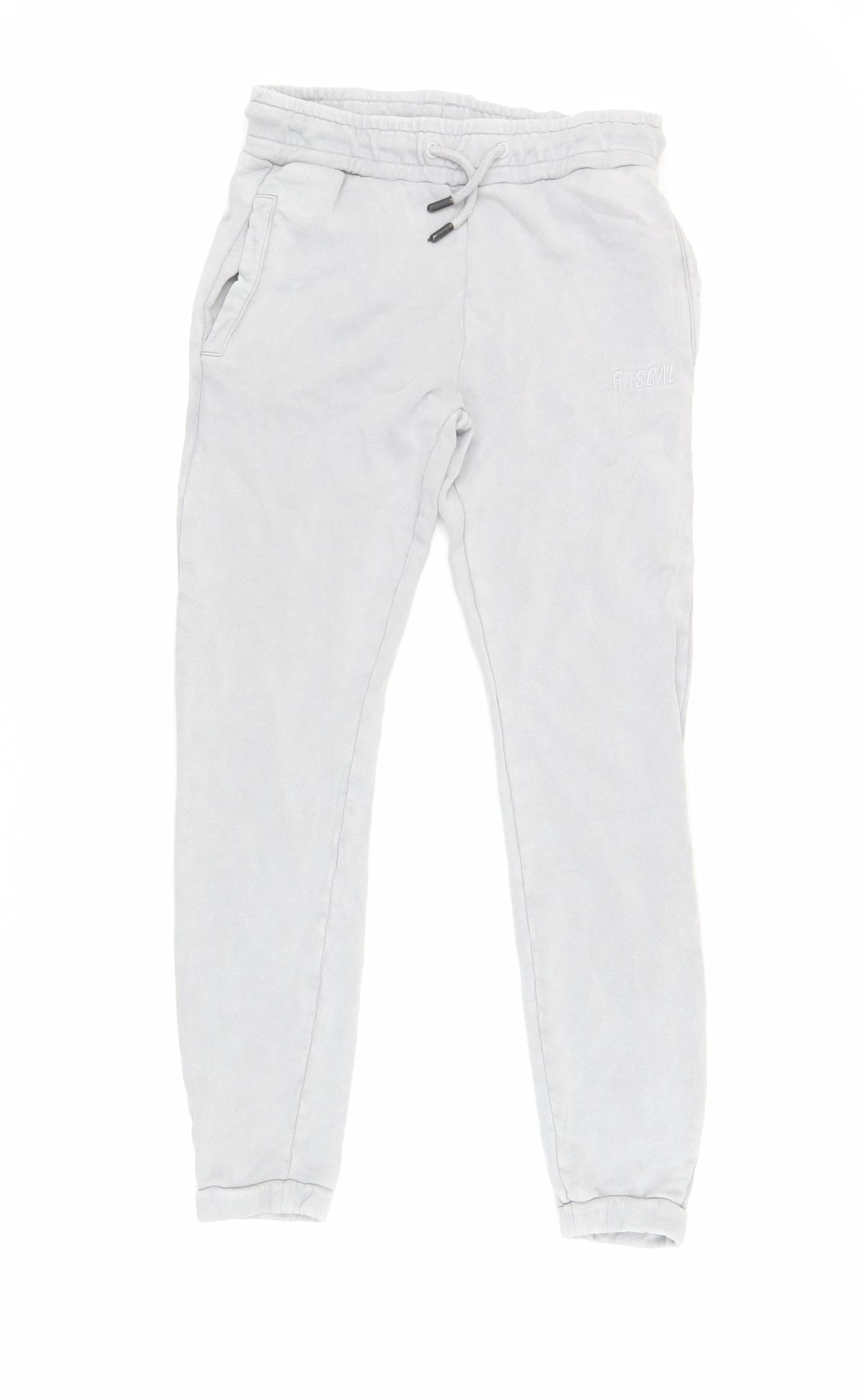 Additional front view of Rascal boys’' grey jogger trousers 9-10 years activewear