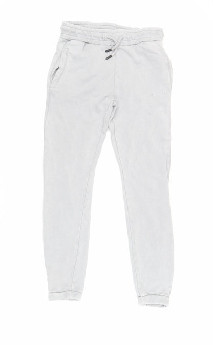 Additional front view of Rascal boys’' grey jogger trousers 9-10 years activewear