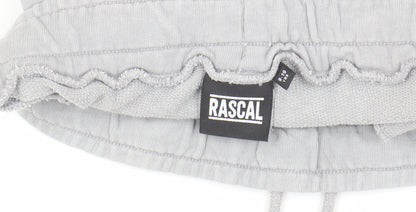 Close-up detail of Rascal boys’' grey jogger trousers 9-10 years activewear