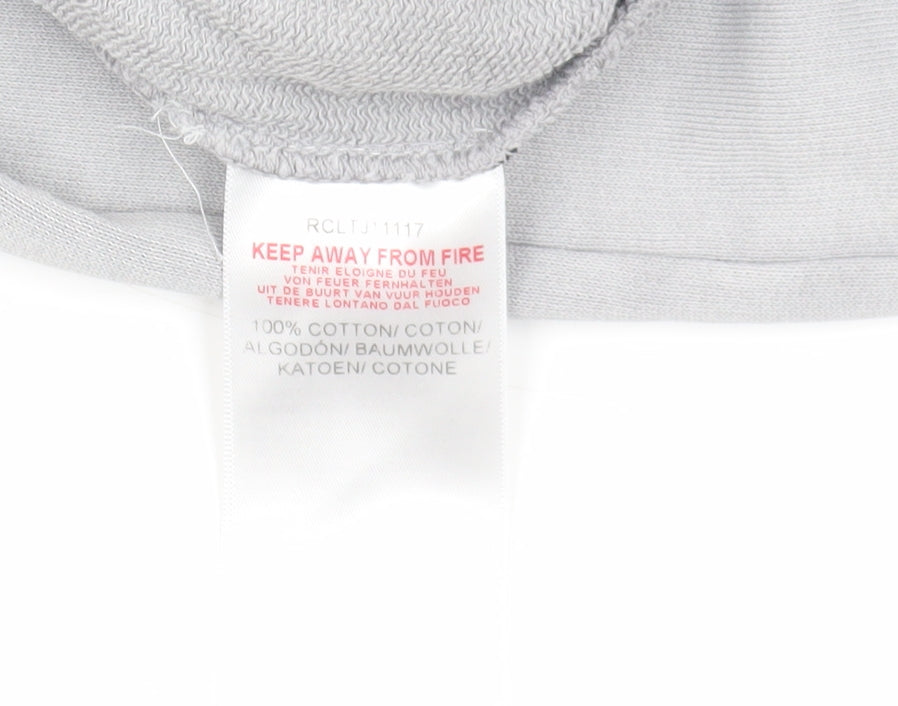 Brand and care label for Rascal boys’' grey jogger trousers 9-10 years activewear