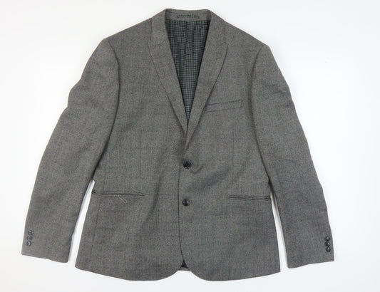 Marks and Spencer Grey Men's Blazer 44R Classic Fit