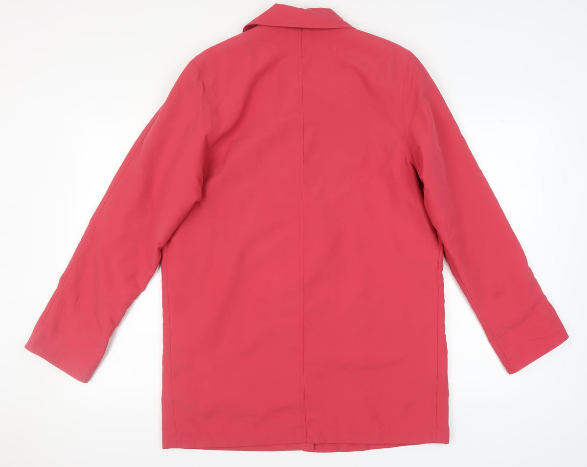 Damart Women's Red Mid-Length Coat Size 14