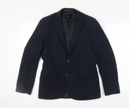 H&M Men's Blue Slim Fit Blazer 38 Regular