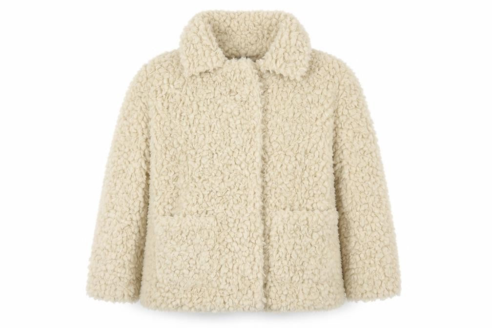 H&M Women's Beige Mid-Length Coat - Size M