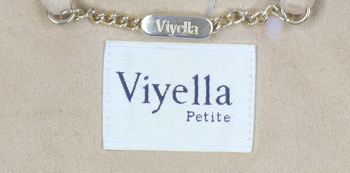 Viyella Women's Beige Mid-Length Jacket - Size S, Petite