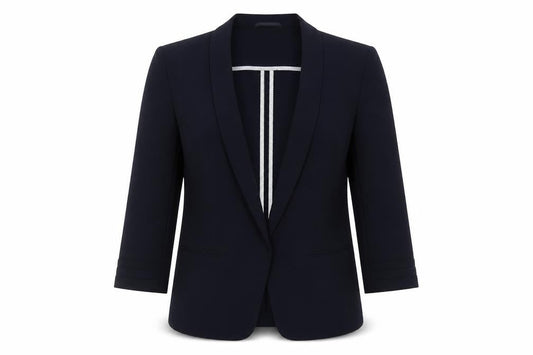 Marks & Spencer Women's Black Shawl Collar Blazer Size 10
