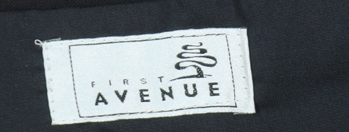 First Avenue Men's Black Double-Breasted Tuxedo Jacket 42S