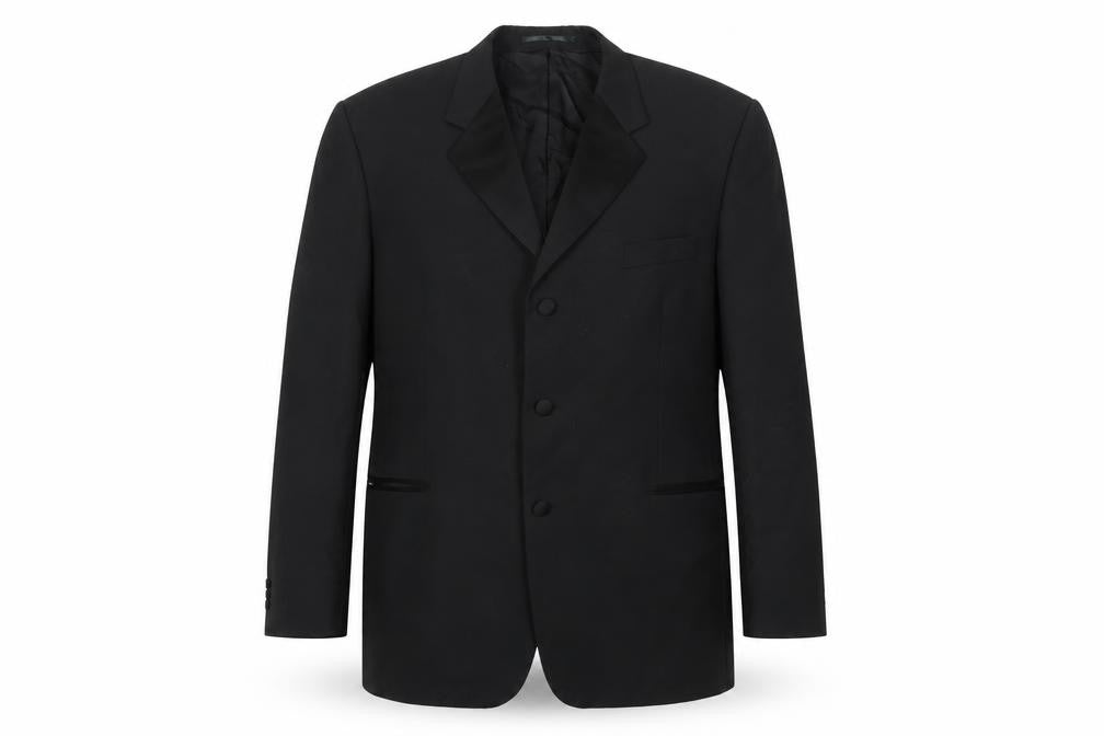 Scott & Taylor Men's Black Tuxedo Blazer, Size 46L, Formal Jacket