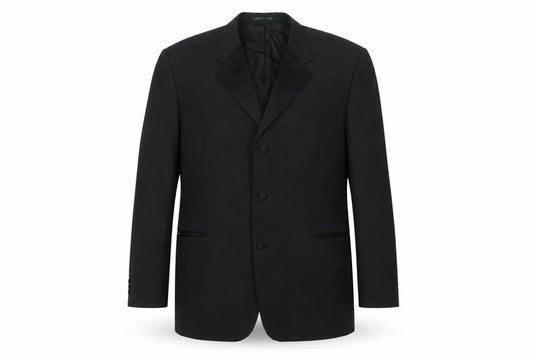 Scott & Taylor Men's Black Tuxedo Blazer, Size 46L, Formal Jacket