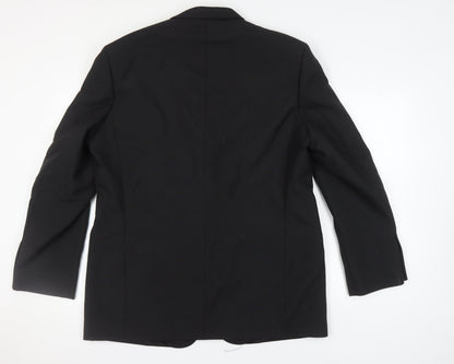 Scott & Taylor Men's Black Tuxedo Blazer, Size 46L, Formal Jacket