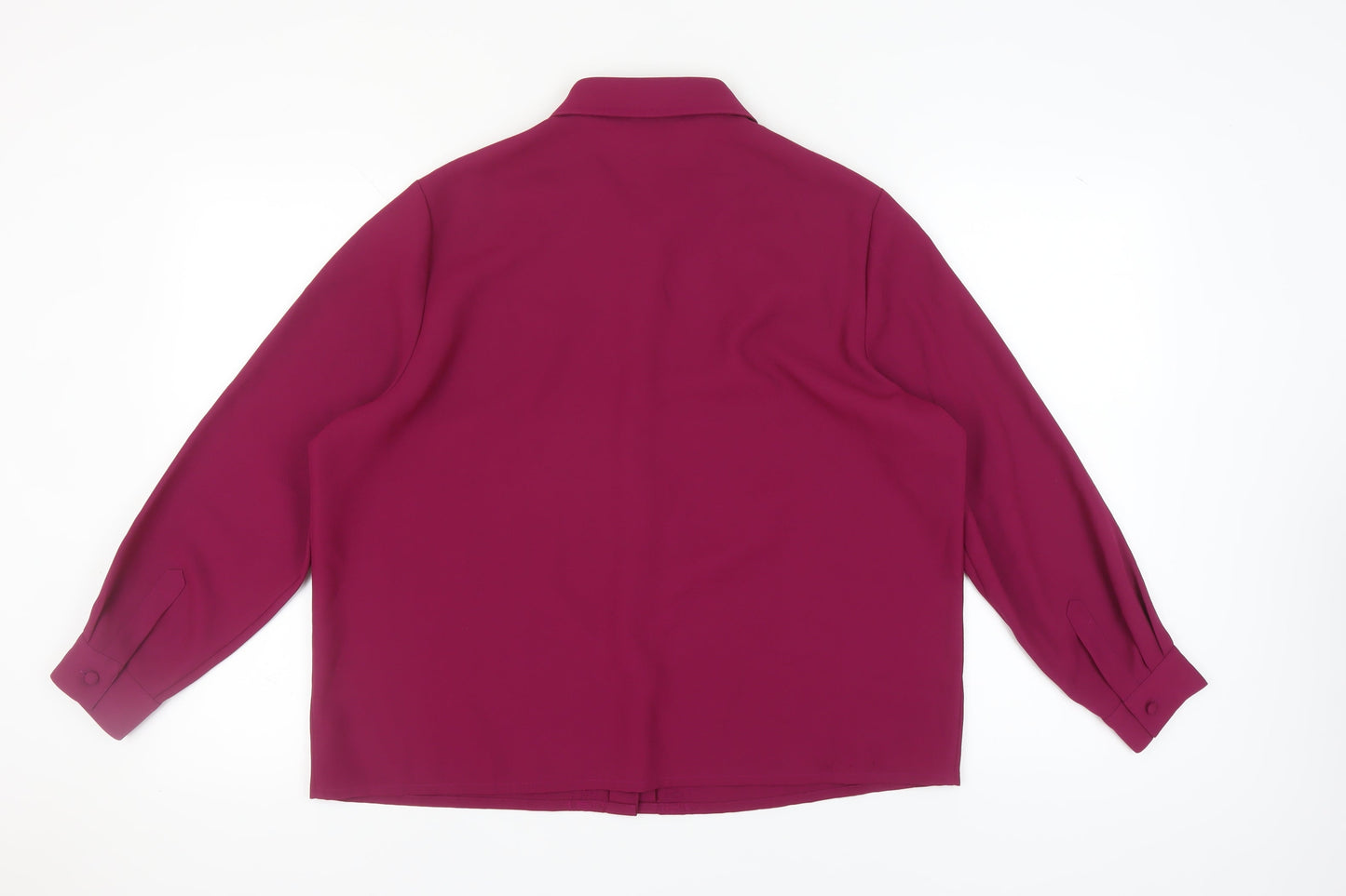Eastex Women's Purple Button-Up Shirt, Size 18