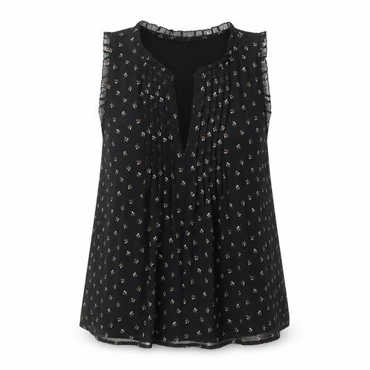 Abercrombie & Fitch Women's Black XS Floral Tank