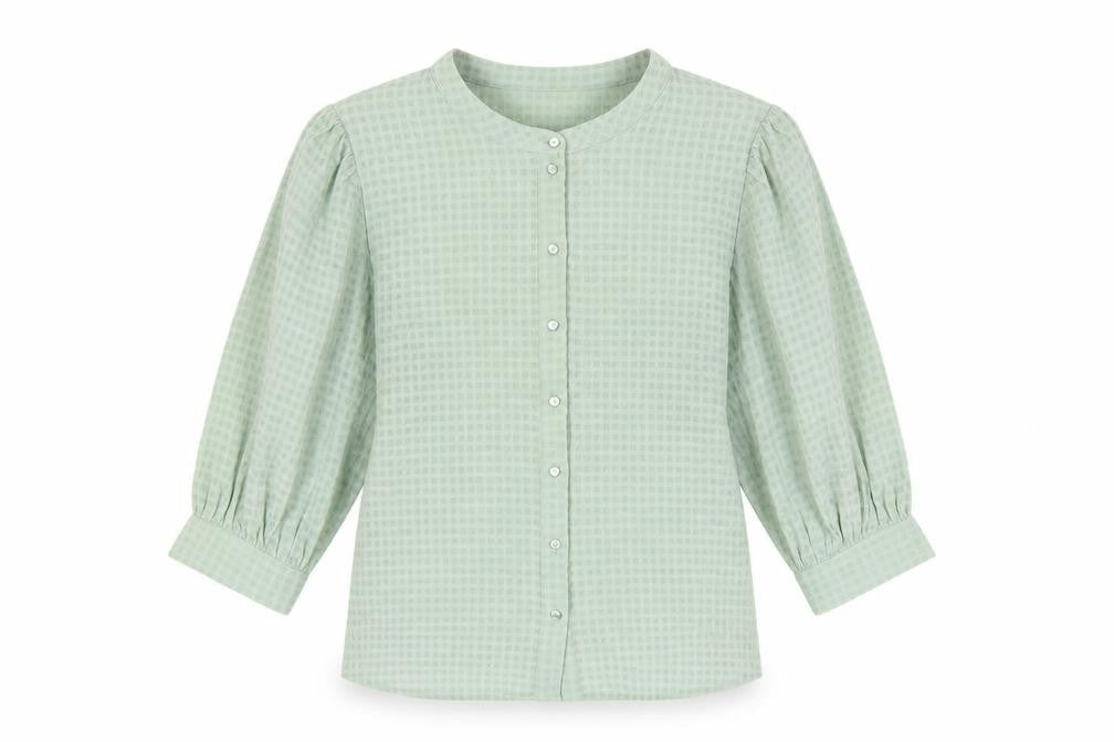 Jacqueline de Yong Green Blouse, Size 12, Women's