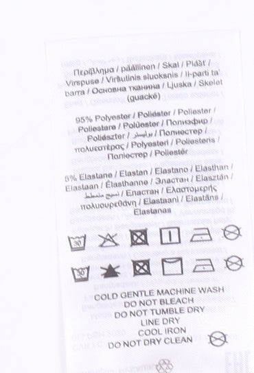 Brand and care label for Jacqueline de Yong Green Blouse, size 12, Women's
