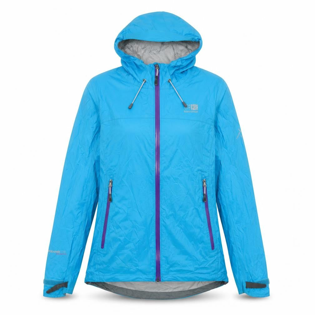 Karrimor Women's Blue Hooded Rain Jacket Size 10