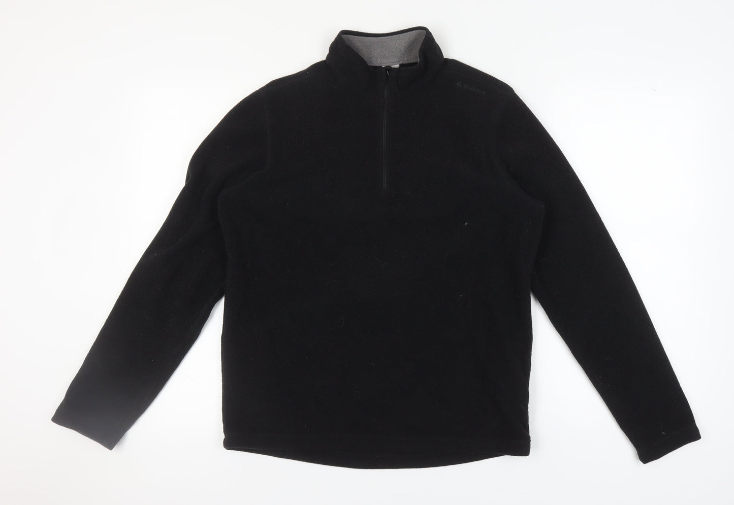 Decathlon Men's Black Fleece Sweatshirt L