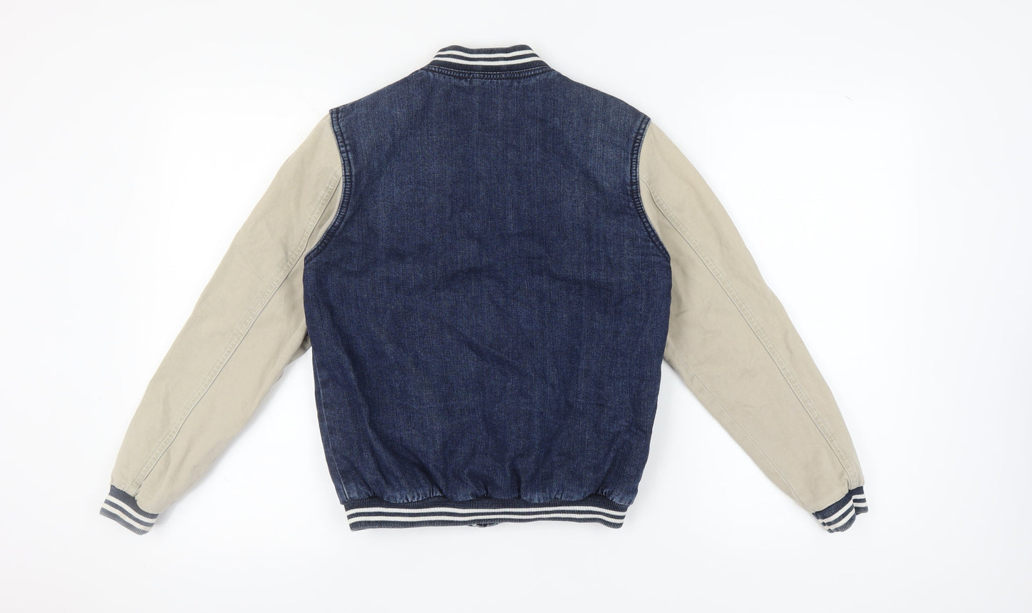 Topshop Women’s Blue Varsity Jacket, Size 8