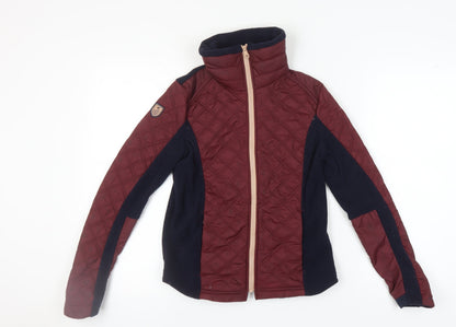 Additional front view of Fouganza boys’' quilted jacket, multicolour, 12-13 years