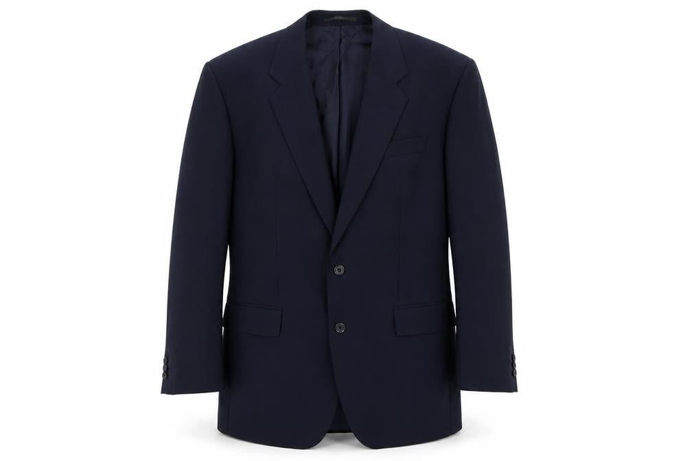 Bäumler Men's Black Single Breasted Polyester Suit Jacket Size 40