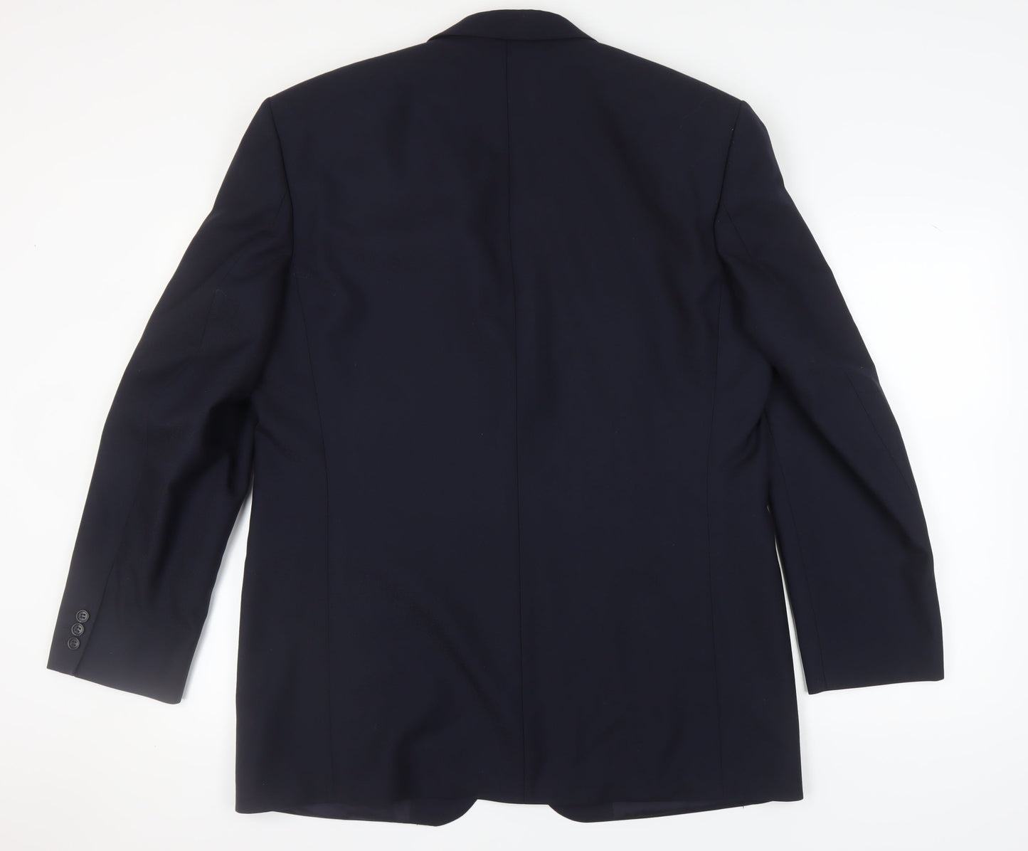 Baumler Men's Black Single Breasted Polyester Suit Jacket Size 40