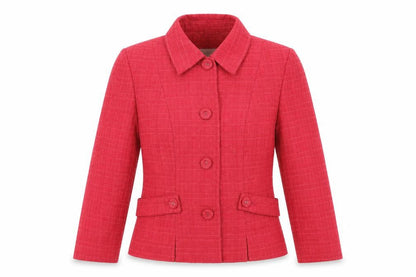 Red Check Blazer by Next, Size 10, Women's
