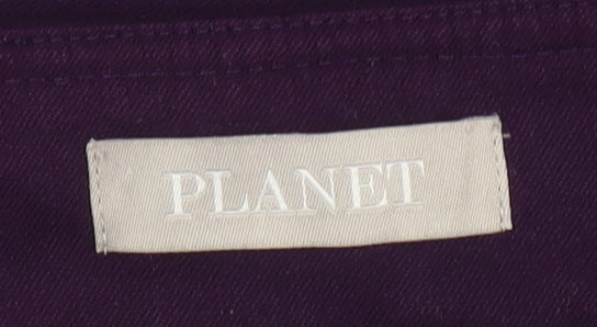 Planet Women's Purple Trousers, Size 8, Classic Workwear
