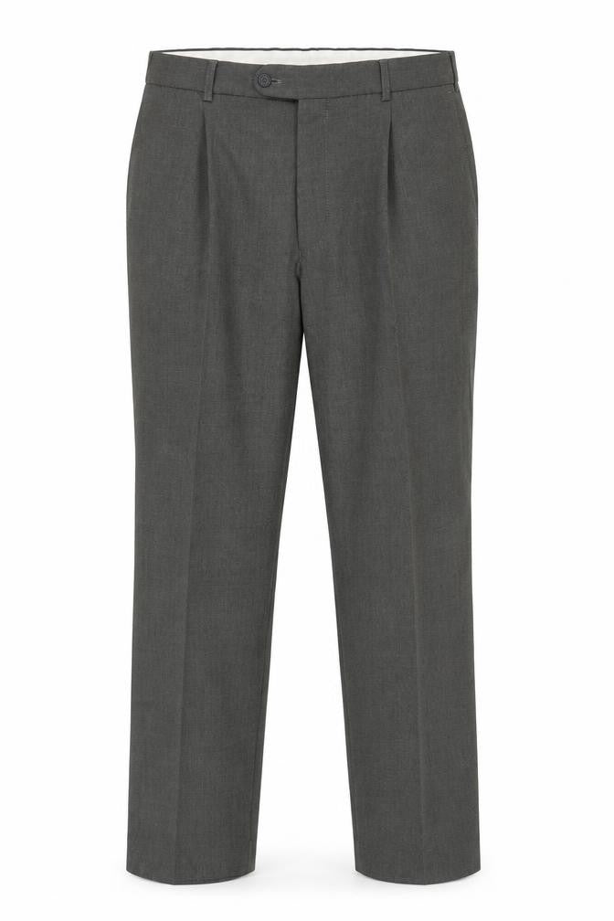 Debenhams Men's Grey Wool Trousers, Size 36, Workwear