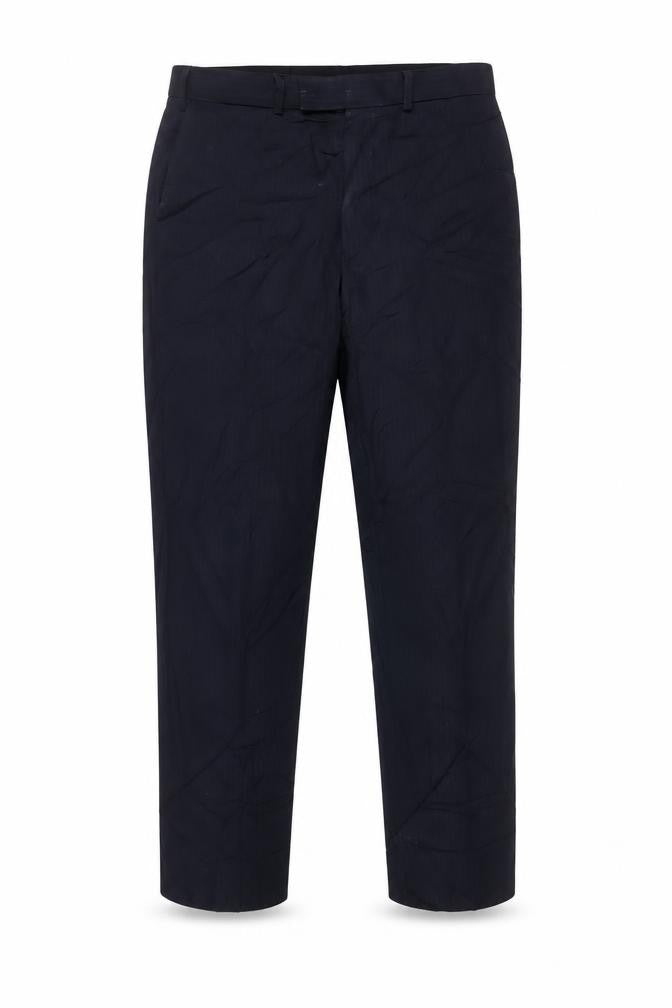 Marks & Spencer Men's Black Regular Fit Trousers