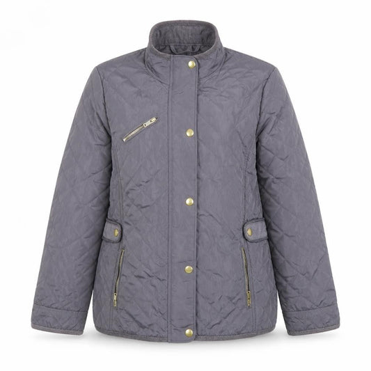 Mintie Girls Quilted Jacket, Size 11, Snap Closure