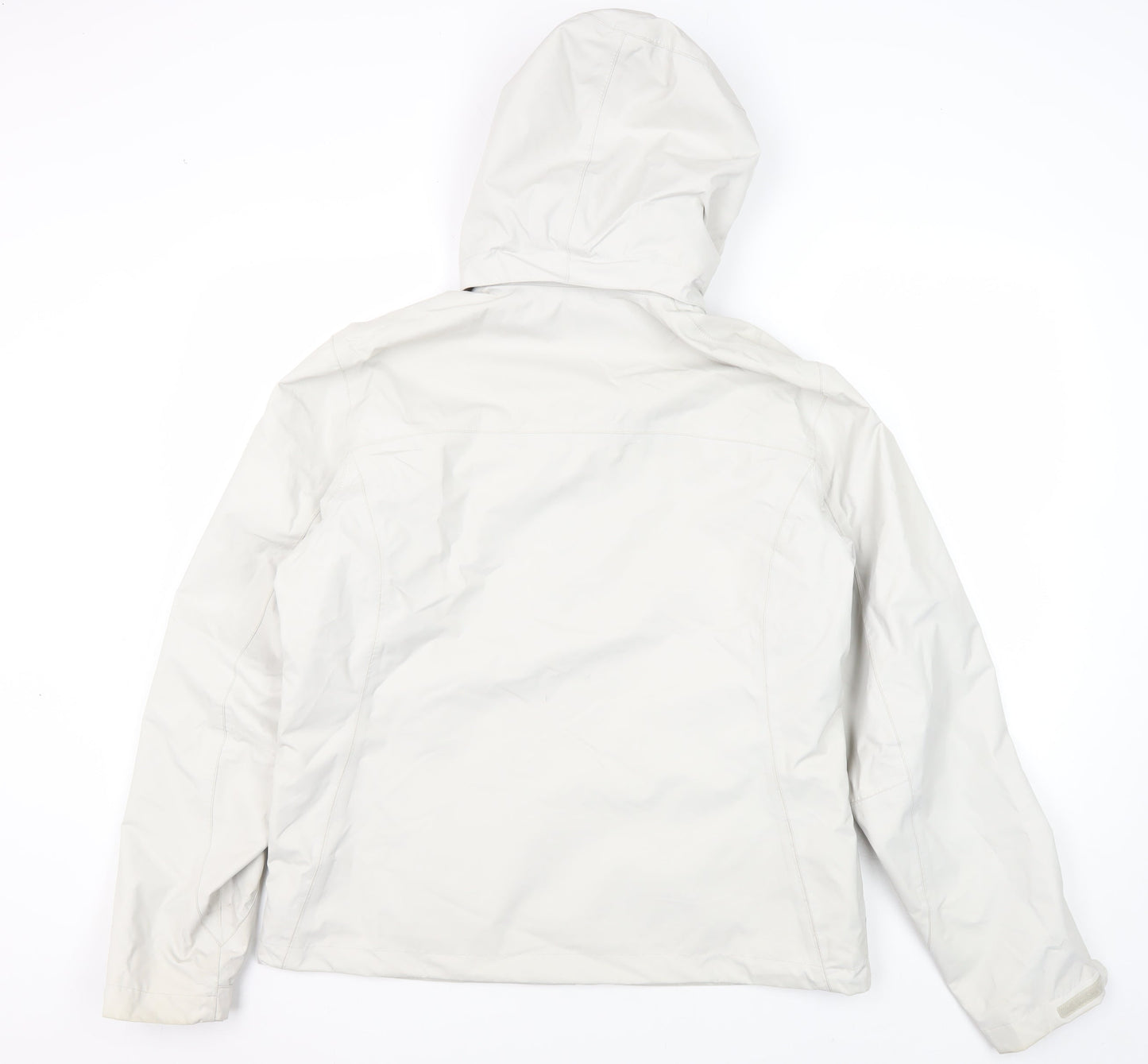 Quechua Women's White Waterproof Rain Jacket L