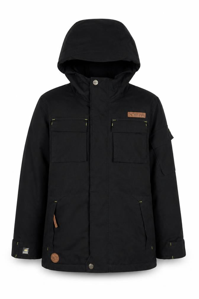 Hot Tuna Boys Black Jacket 7-8 Years Waterproof
