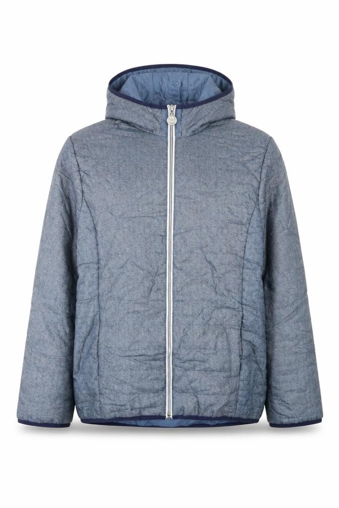 Nathalie Andersen Unisex Blue Hooded Jacket M