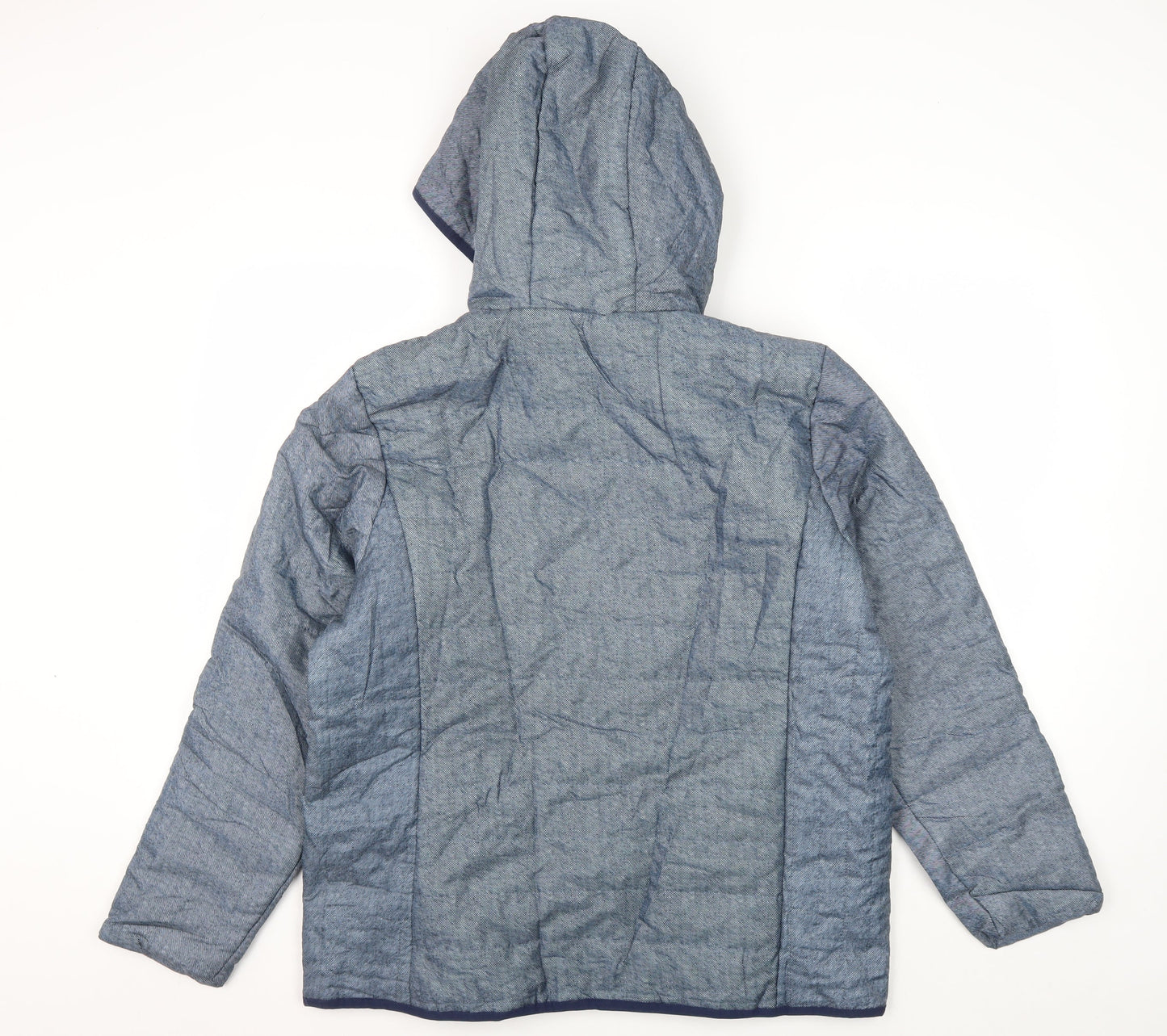 Nathalie Andersen Unisex Blue Hooded Jacket M