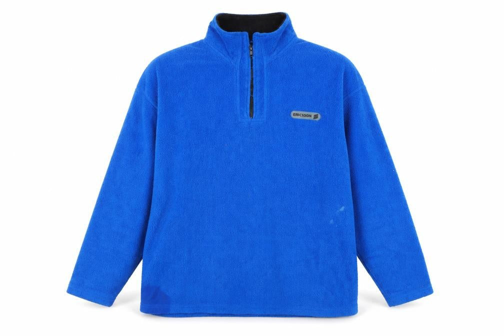 Ericsson Men's Blue Fleece 1/4 Zip Sweatshirt L