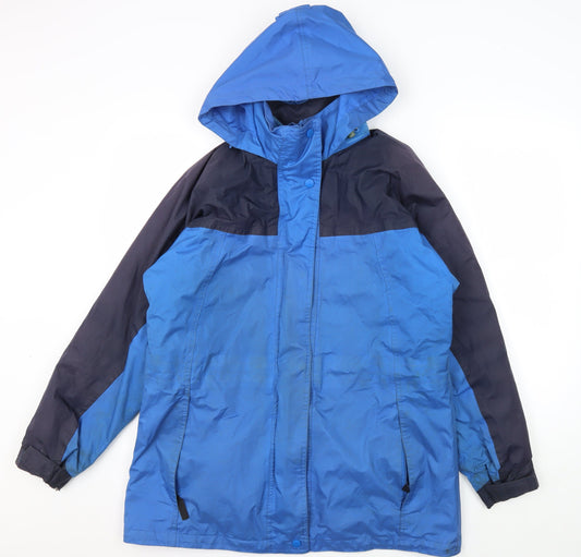 Casual Comfort Women's Blue Parka Jacket Size 12