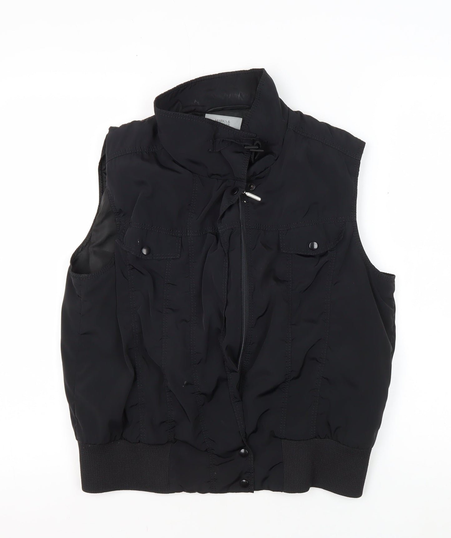 Marks & Spencer Black Women's Regular Fit Waistcoat